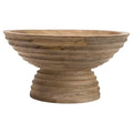 9" Wood Bowl on Foot