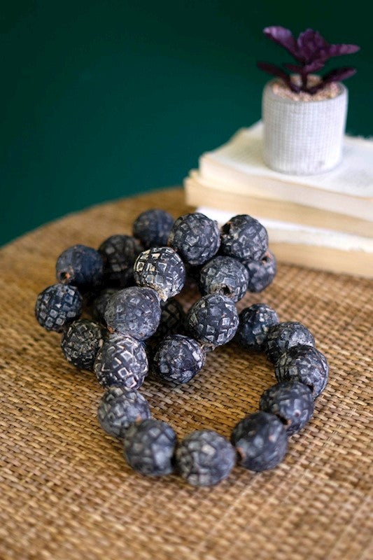 Black Clay Tabletop Beads