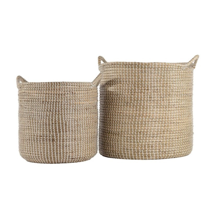 Seagrass Basket With Handles - Small
