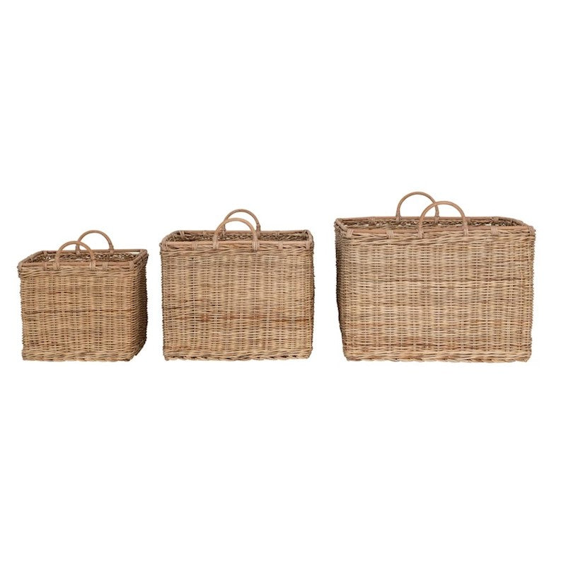 Seagrass Basket With Handles - Small