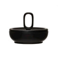 4-1/4" Round Stoneware Candy Bowl w/ Lid