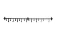 48" Black Metal Rod W/ Hooks