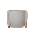 White Stoneware Vase