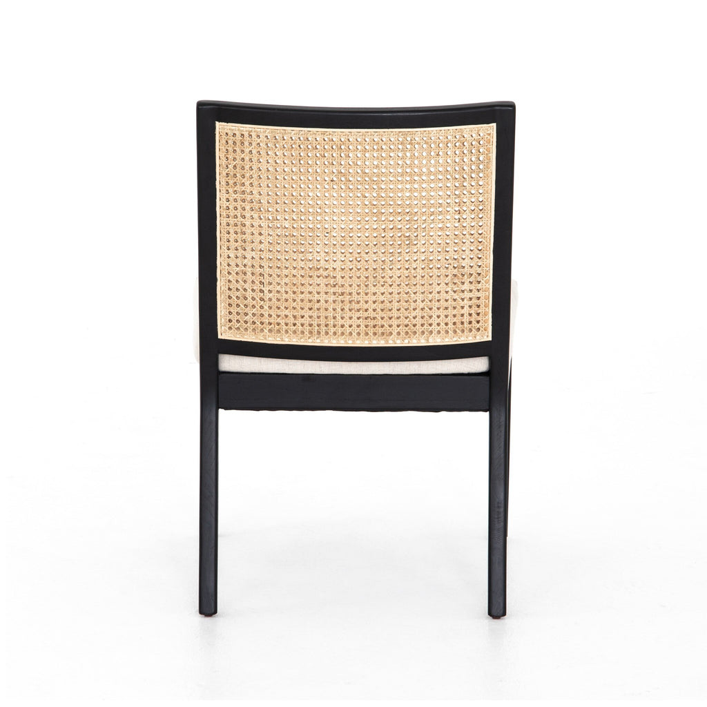 Antonia Cane Armless Dining Chair - Savile Flax