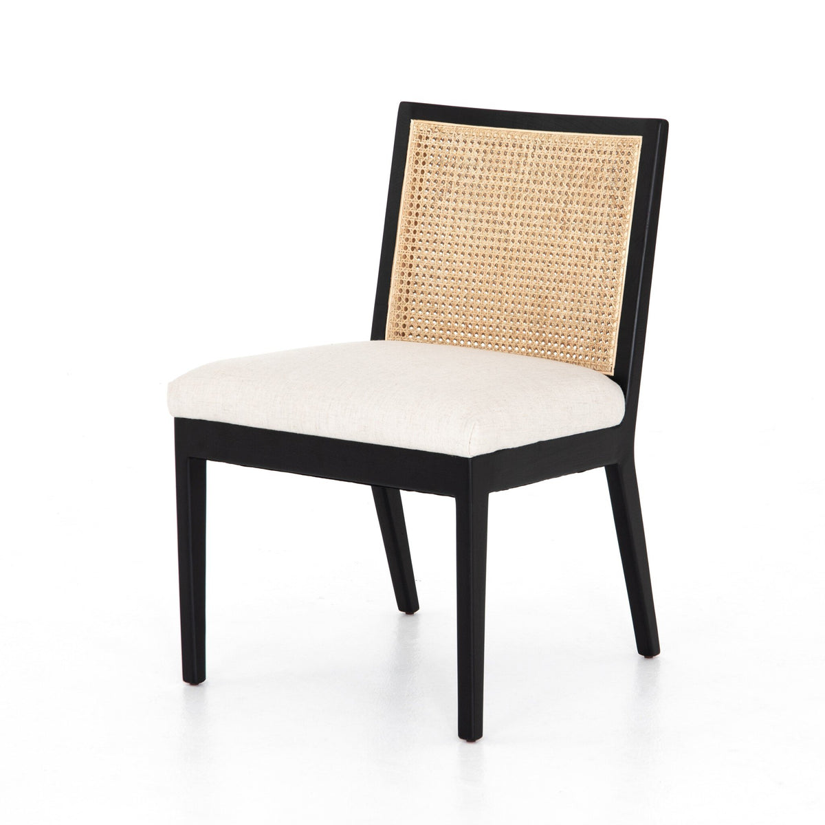 Antonia Cane Armless Dining Chair - Savile Flax