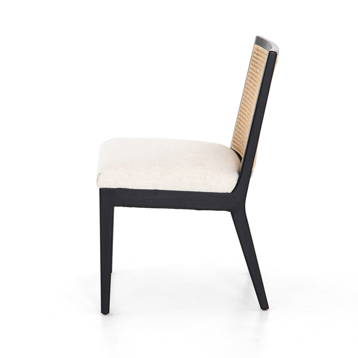 Antonia Cane Armless Dining Chair - Savile Flax