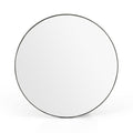 Bellvue Round Mirror - Rustic Black