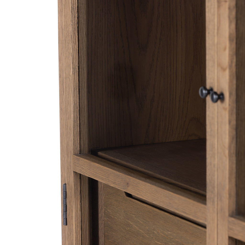 Millie Cabinet - Drifted Oak Veneer