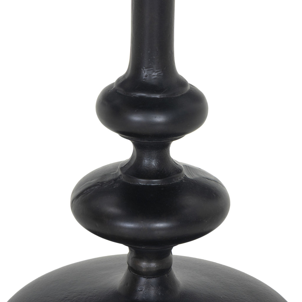 Marlow Matchstick Pedestal Table - Black Antique