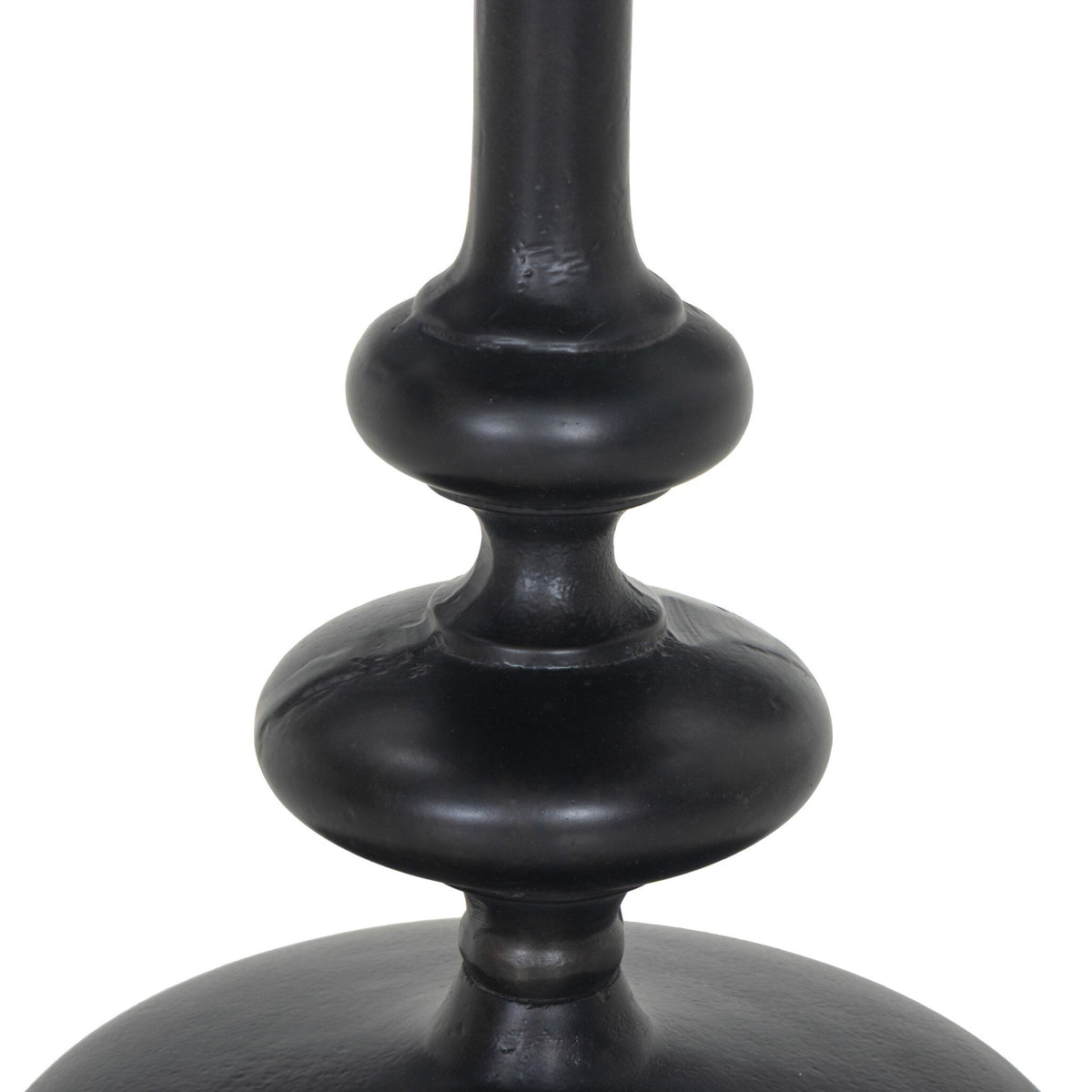 Marlow Matchstick Pedestal Table - Black Antique