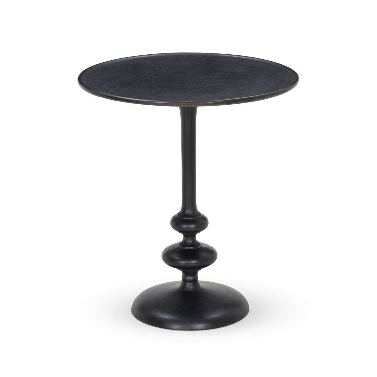 Marlow Matchstick Pedestal Table - Black Antique