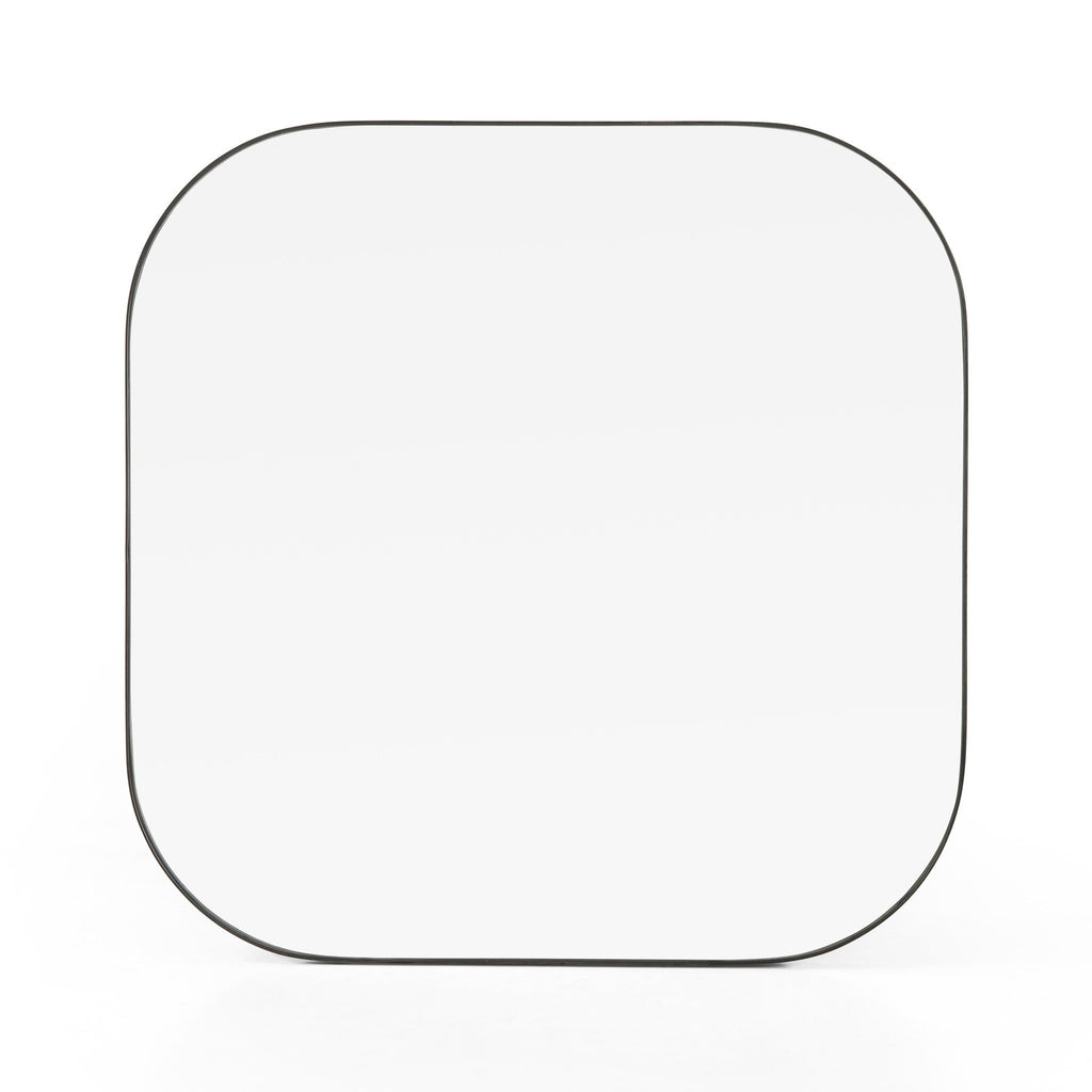 Bellvue Square Mirror - Rustic Black