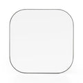 Bellvue Square Mirror - Rustic Black