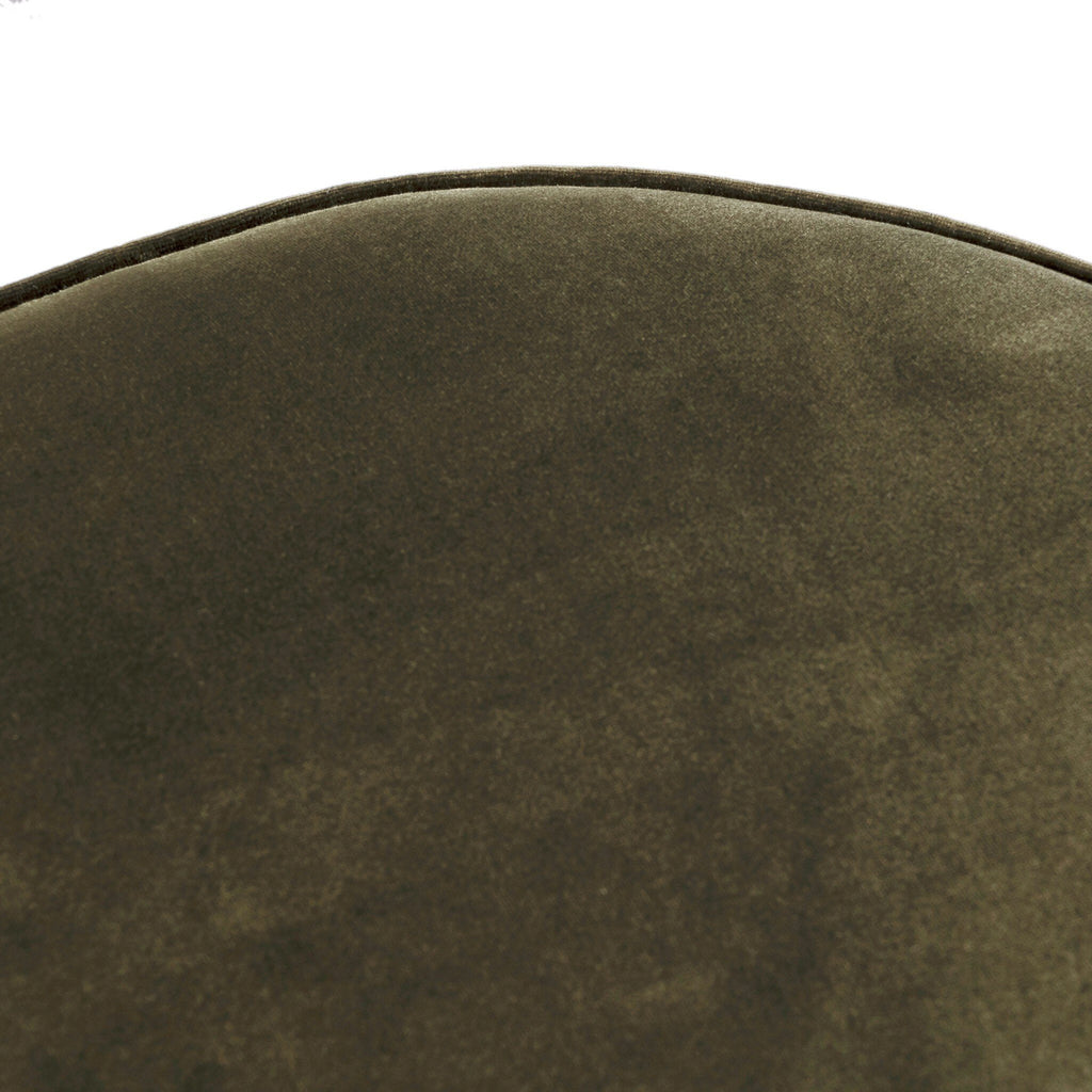 Sinclair Round Ottoman - Surrey Olive