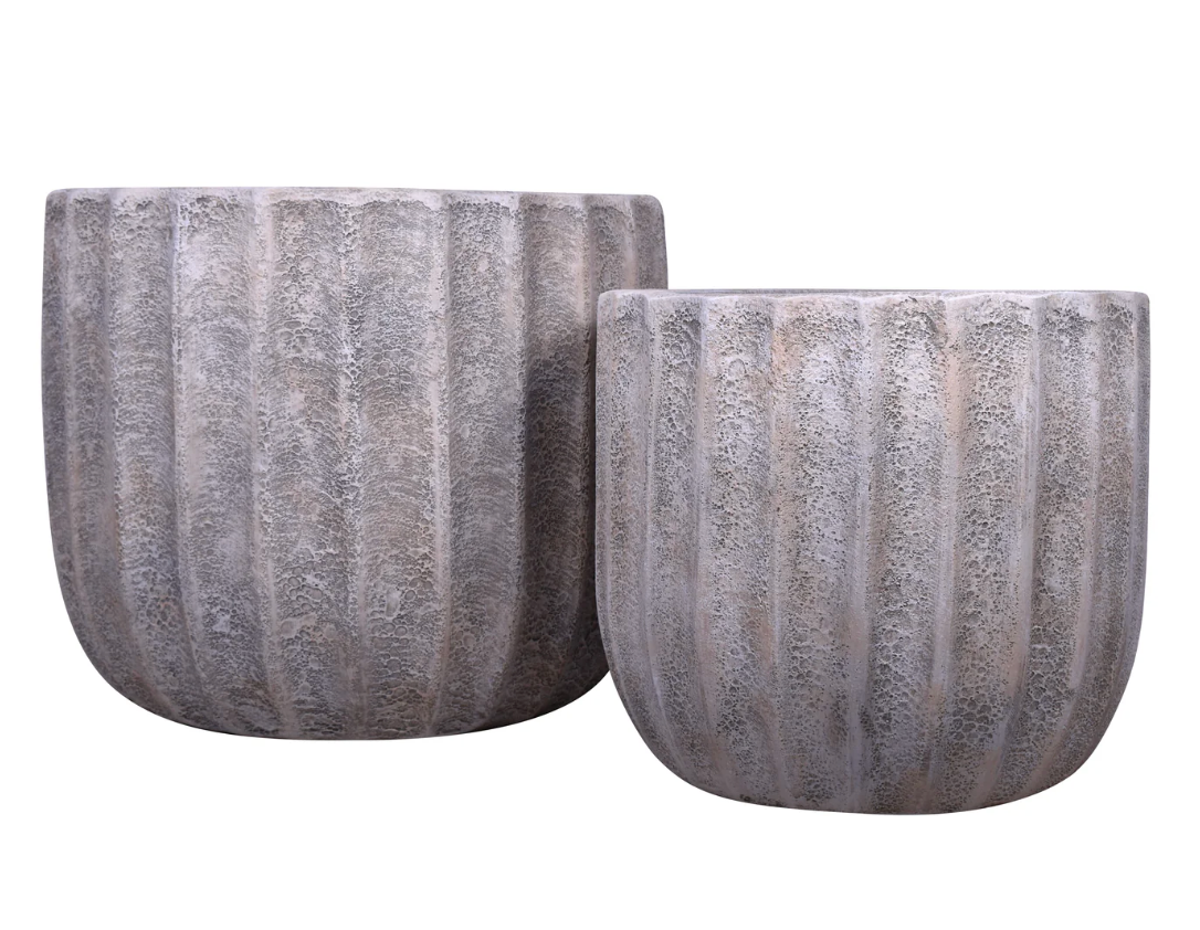 Atlantis Collection Fiberglass Planter-Small
