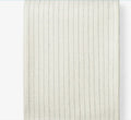 blanket ivory black strip