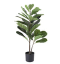 36" faux fiddle leaf plant in pot