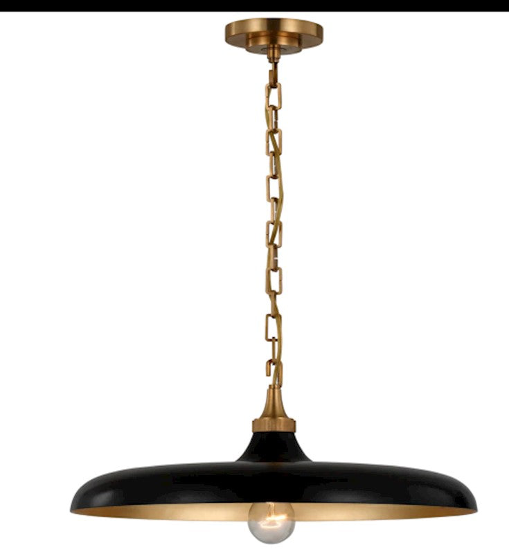Piatto Medium Pendant - Antique Brass