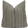 18x18" Pillow Cover - Grey Ticking Stripe