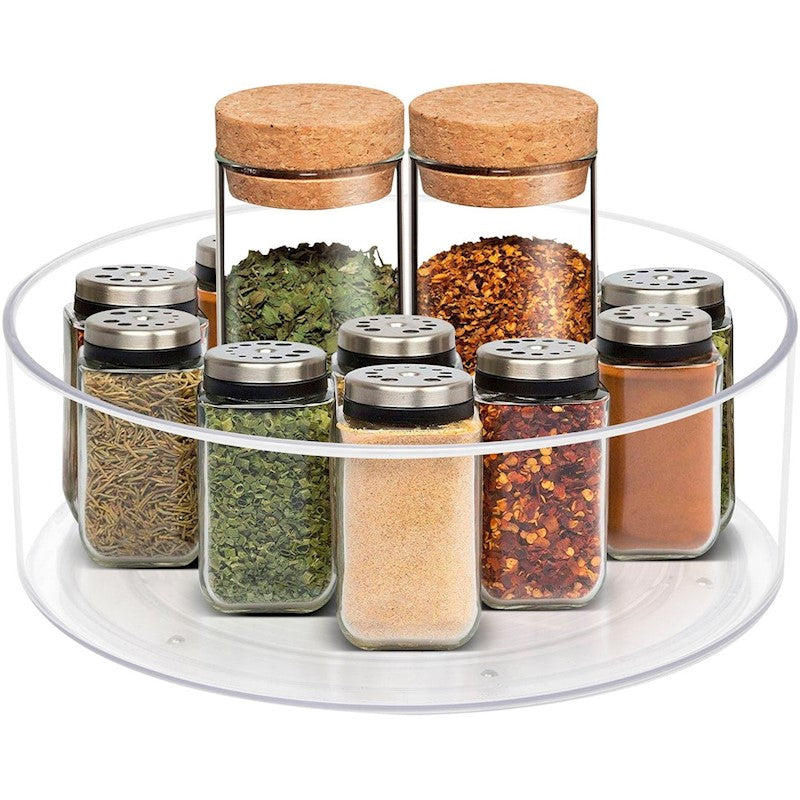 3" H x 9"D Clear Lazy Susan