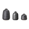 S/3 6", 5", 4" Terra Cotta Vase | Set of 3