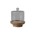 Glass Cloche w/ Wood Base