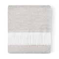 Sunbrella Herringbone Indoor Outdoor Throw - Cloud
