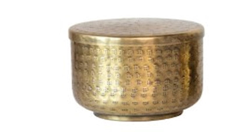 Hammered Aluminum Storage Container