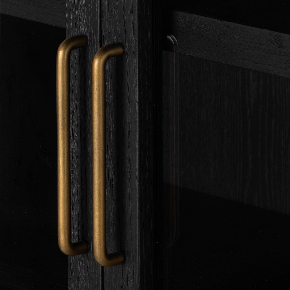 Tolle Cabinet - Drifted Matte Black Veneer