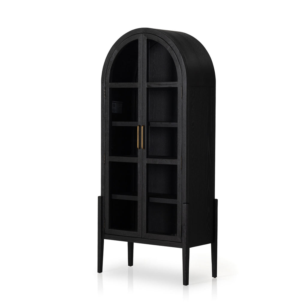 Tolle Cabinet - Drifted Matte Black Veneer
