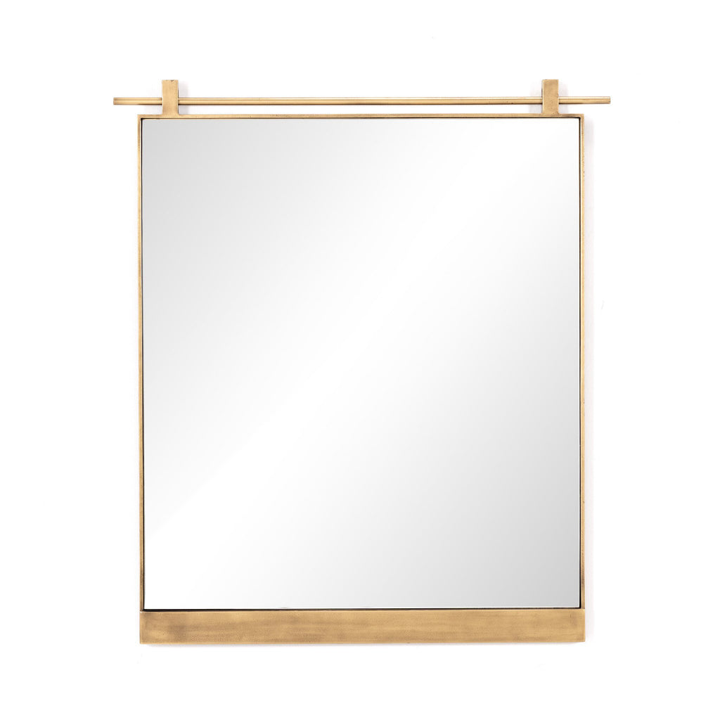 Chico Small Mirror - Antique Brass