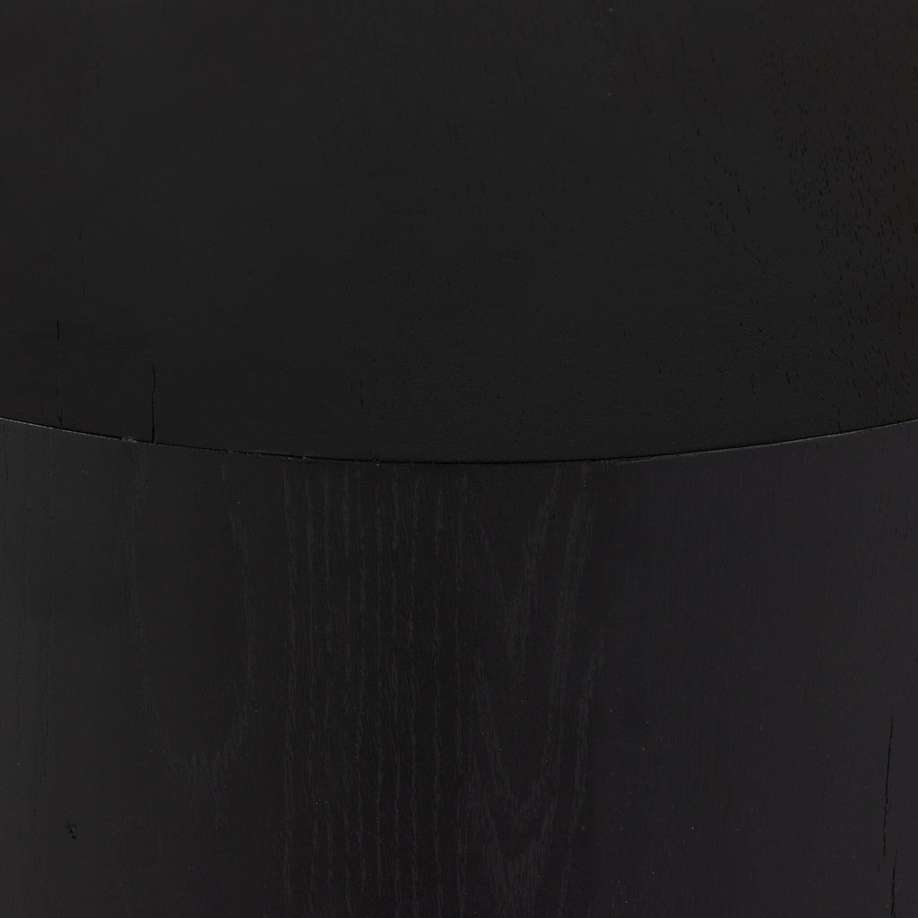 Humphrey Round Coffee Table - Coal on Oak