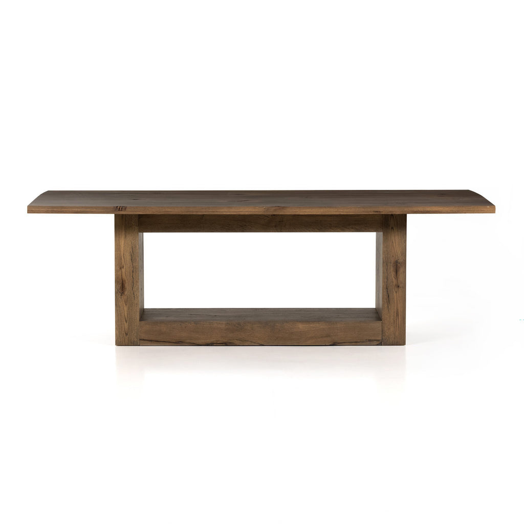 Perrin Dining Table 93" - Rustic Fawn Veneer