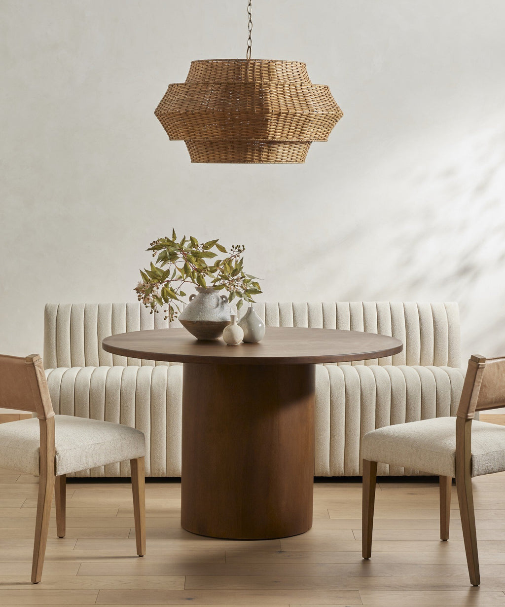 Build Your Own: Augustine Dining Banquette - Capri Oatmeal