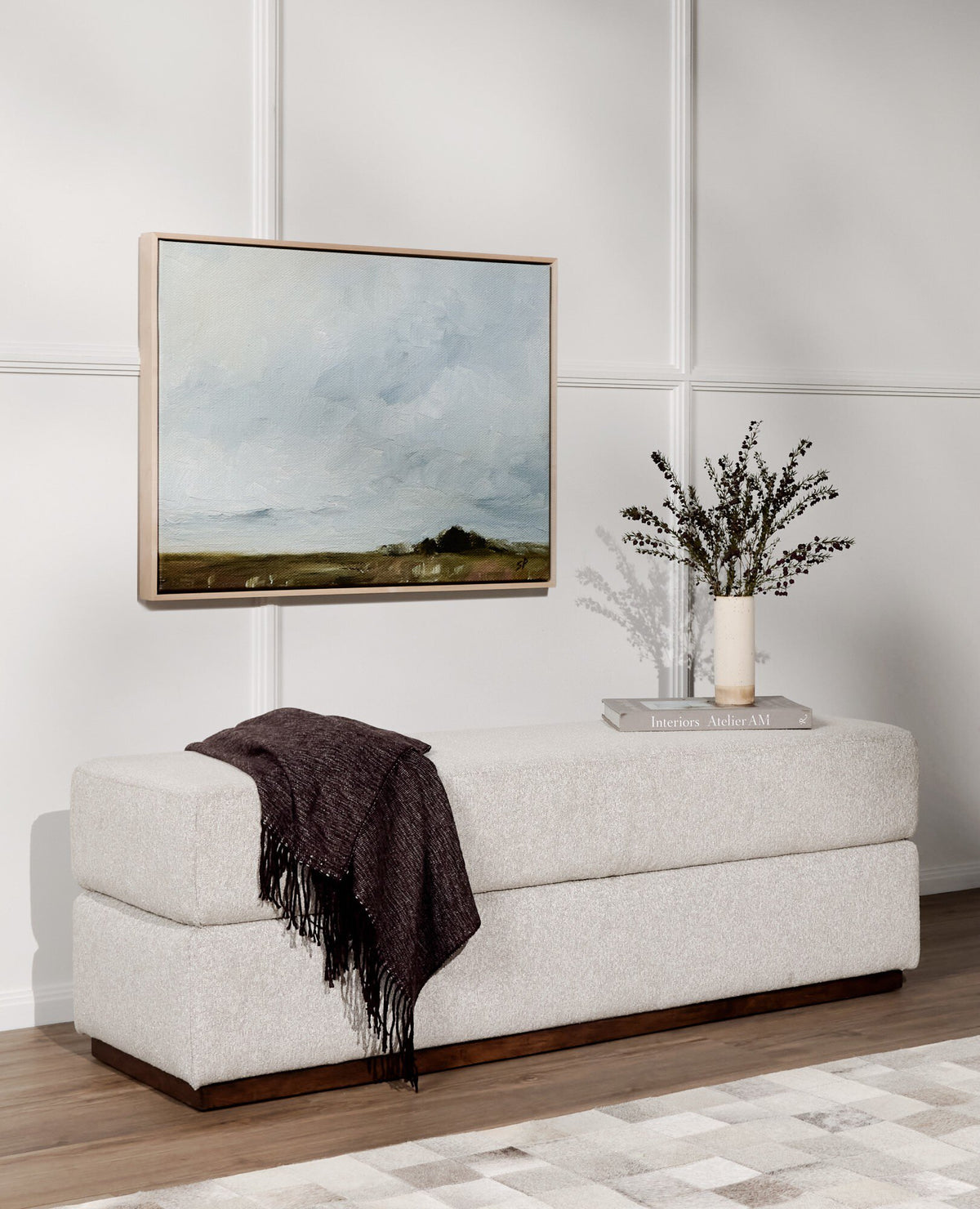 Farmland by Shaina Page	 - Natural Maple Floater