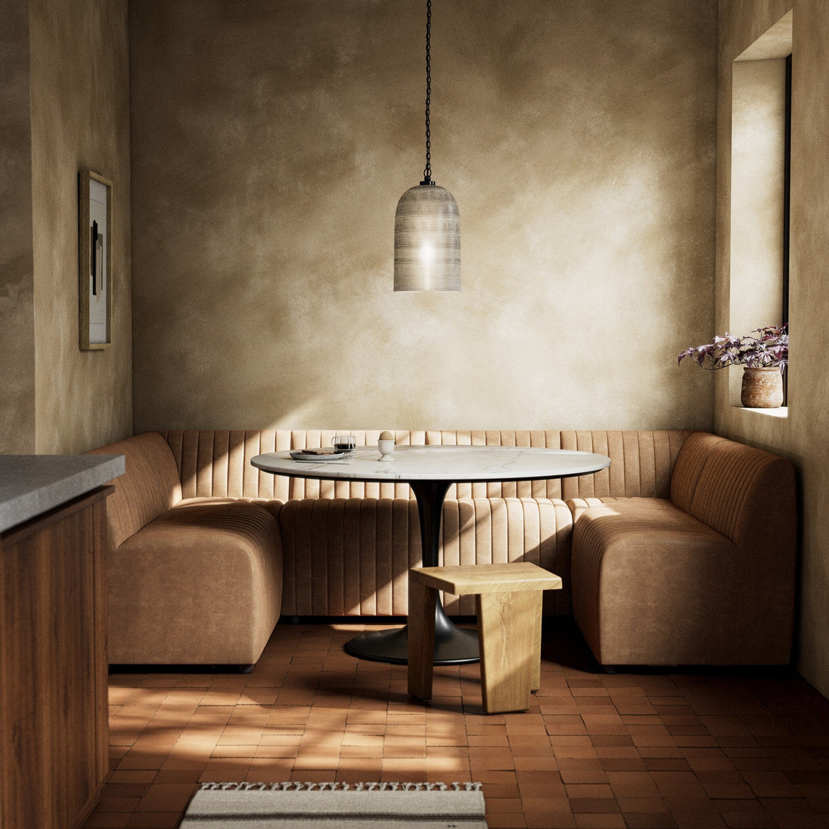 Build Your Own: Augustine Dining Banquette - Palermo Drift