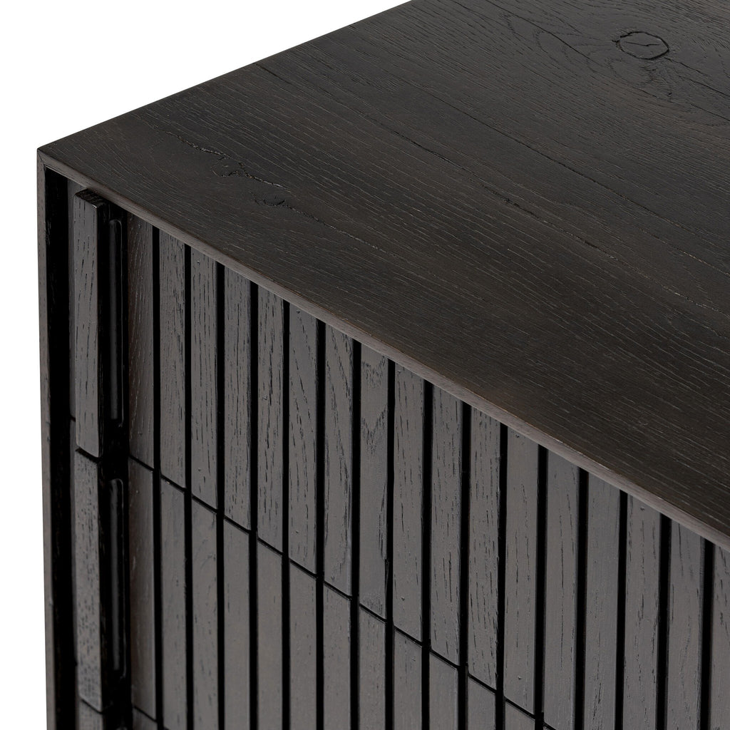 Leo Nightstand - Smoked Black Veneer