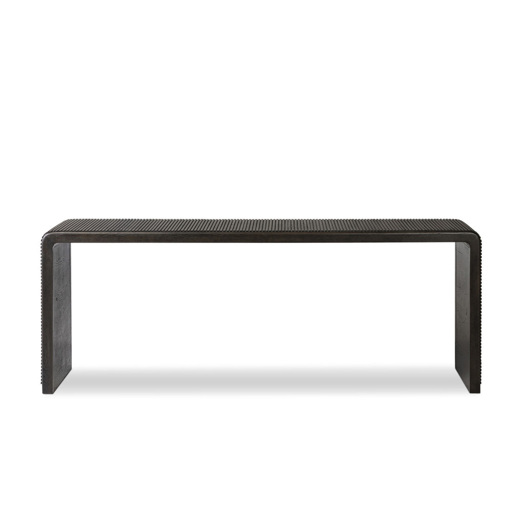Leo Console Table - Smoked Black