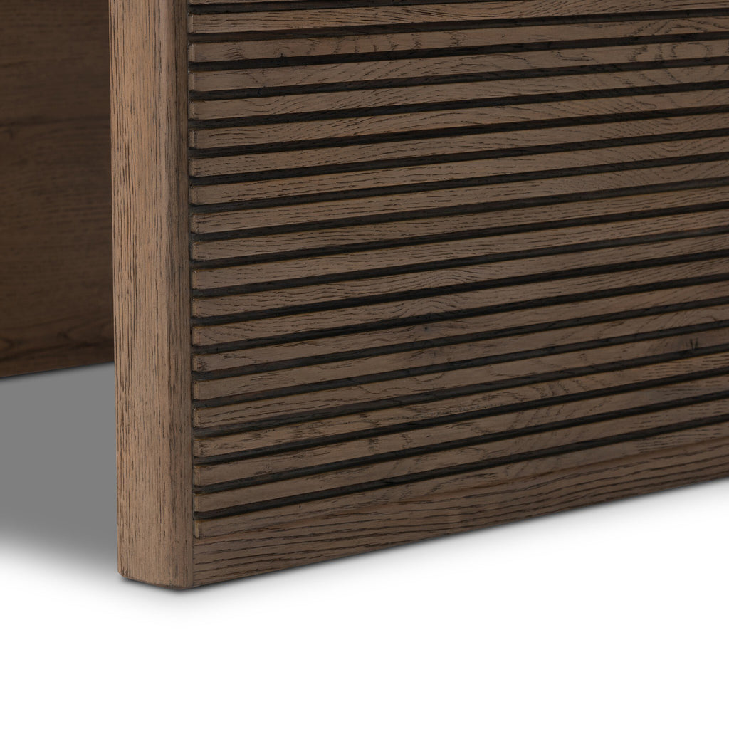 Leo End Table - Rustic Grey