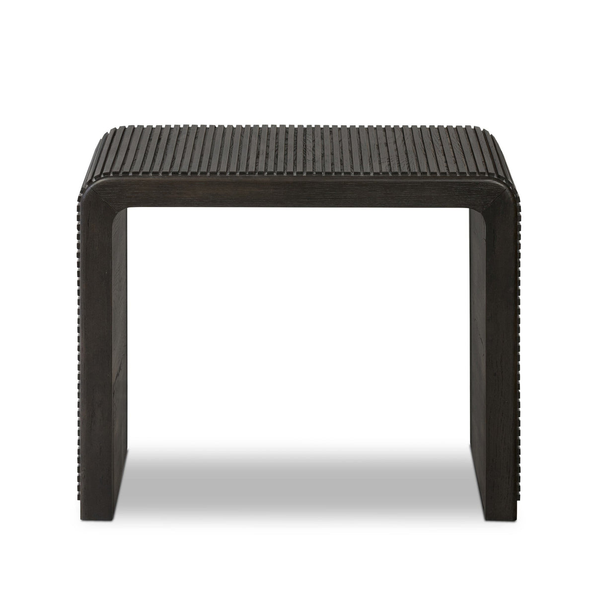 Leo End Table - Smoked Black