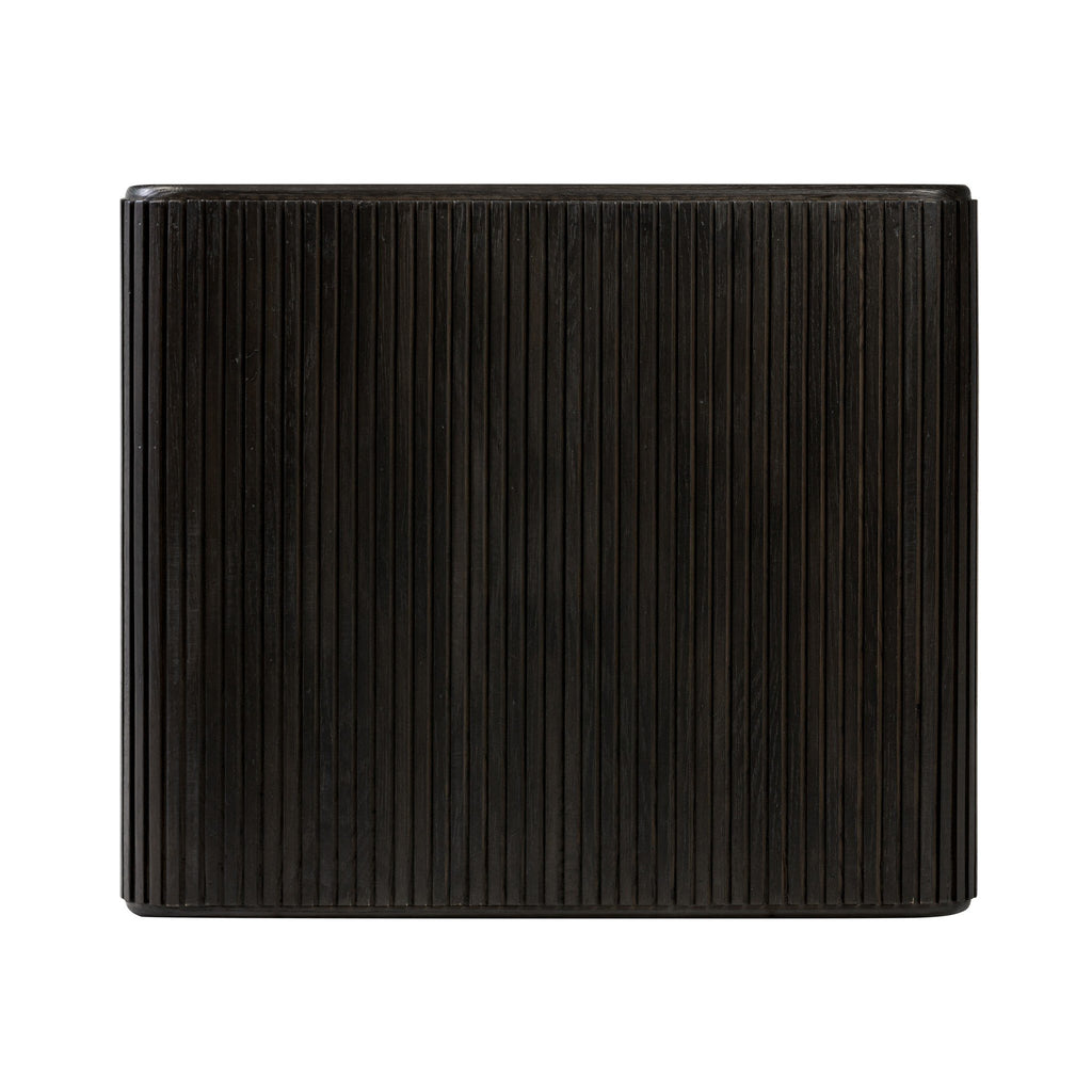 Leo End Table - Smoked Black