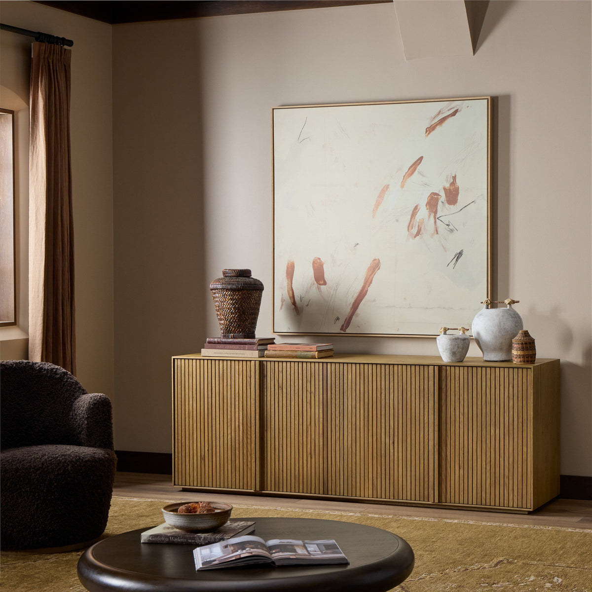 Leo Sideboard - Rustic Light Natural Oak