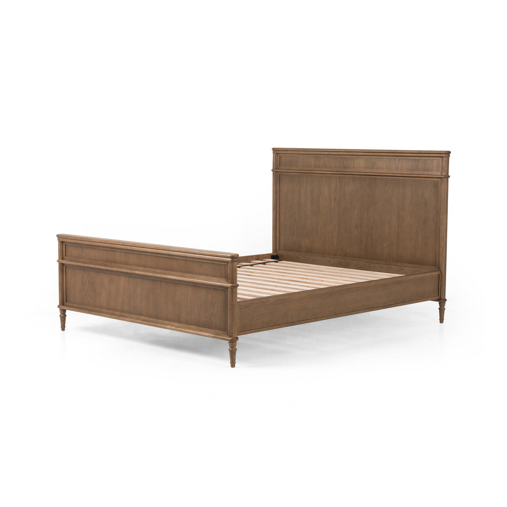 Toulouse Bed - Toasted Oak Veneer