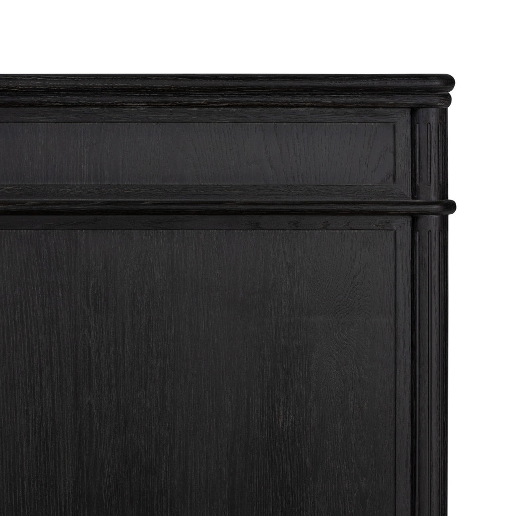 Toulouse Bed - Distressed Black
