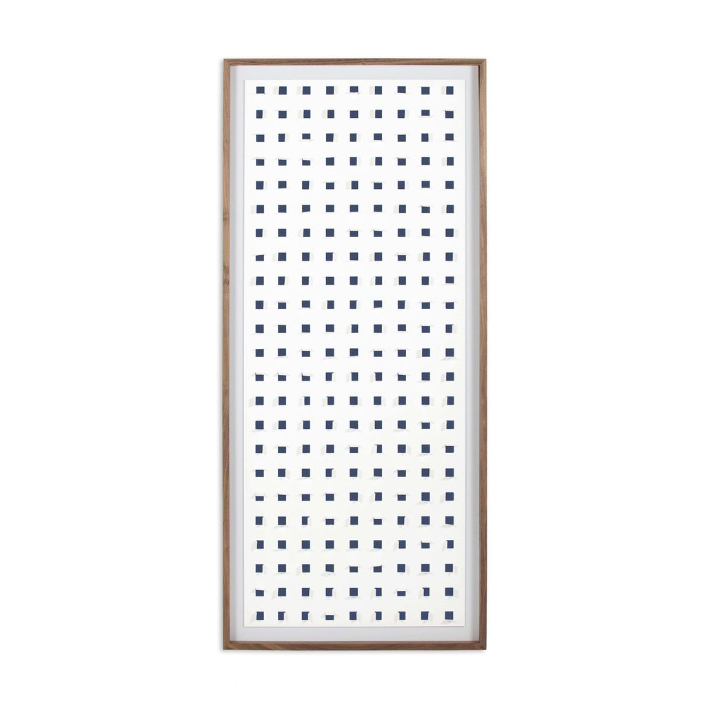 See Through Blue by FH Art Studio - Rustic 2.5 Walnut