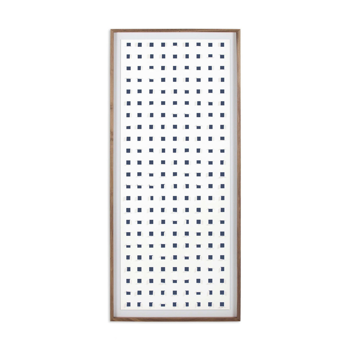 See Through Blue by FH Art Studio - Rustic 2.5 Walnut