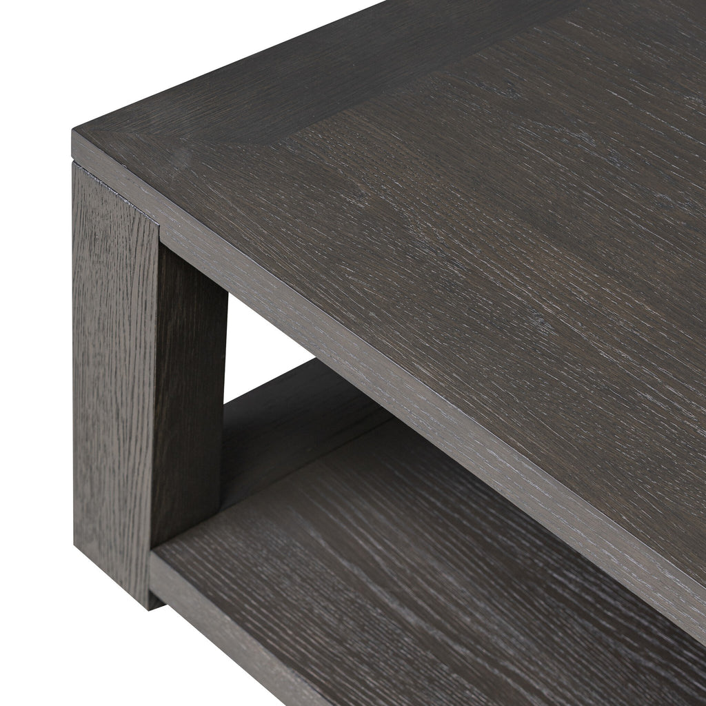Thomas Coffee Table - Dark Anthracite Oak Veneer Water-Based