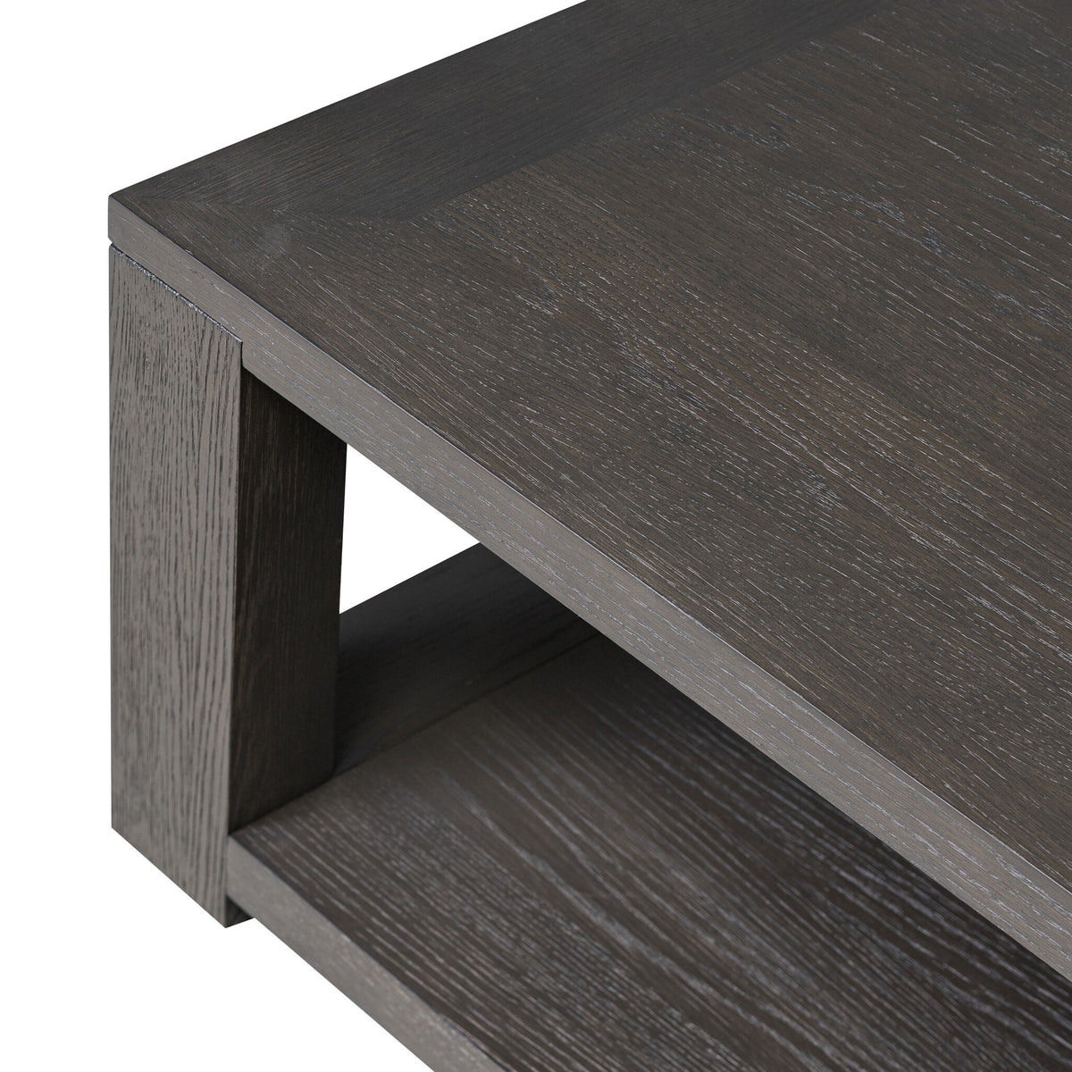 Thomas Coffee Table - Dark Anthracite Oak Veneer Water-Based