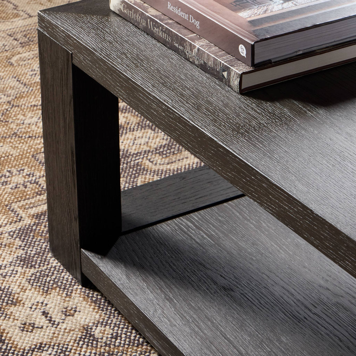 Thomas Coffee Table - Dark Anthracite Oak Veneer Water-Based