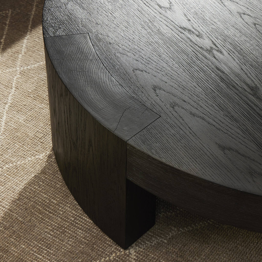 Sheffield Coffee Table - Charcoal Oak Veneer Water-based